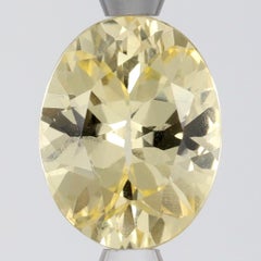 Gorgeous 1.59ct Oval Natural Yellow Sapphire AGL Certified 