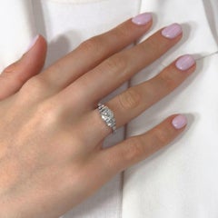 Gorgeous 1.66ct Diamonds Ring in 18k White Gold - IGI Certified