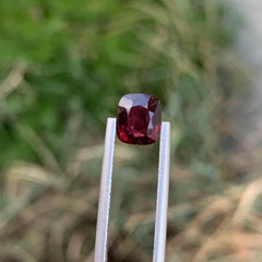 Gorgeous 1.80 Carats Natural Loose Red Spinel Ring Gem Cushion Shape From Burma