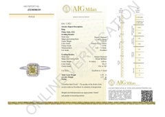 Gorgeous 18k White Gold Halo Ring w/ 1.20 Ct Natural Diamonds, AIG Certificate