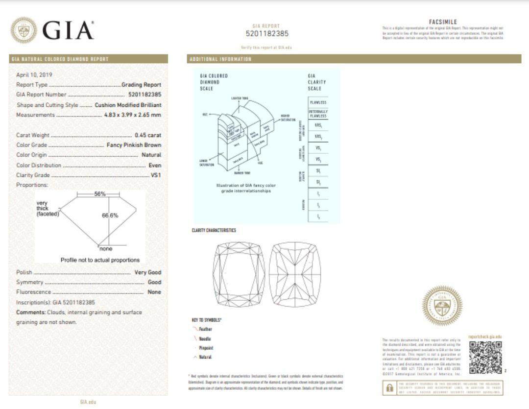 Stunning 0.81ct Three Stone Ring in 18K White Gold For Sale 3