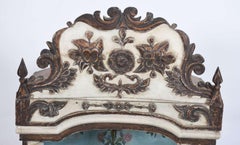 Gorgeous 18th Century Baroque South American Floral Shrine