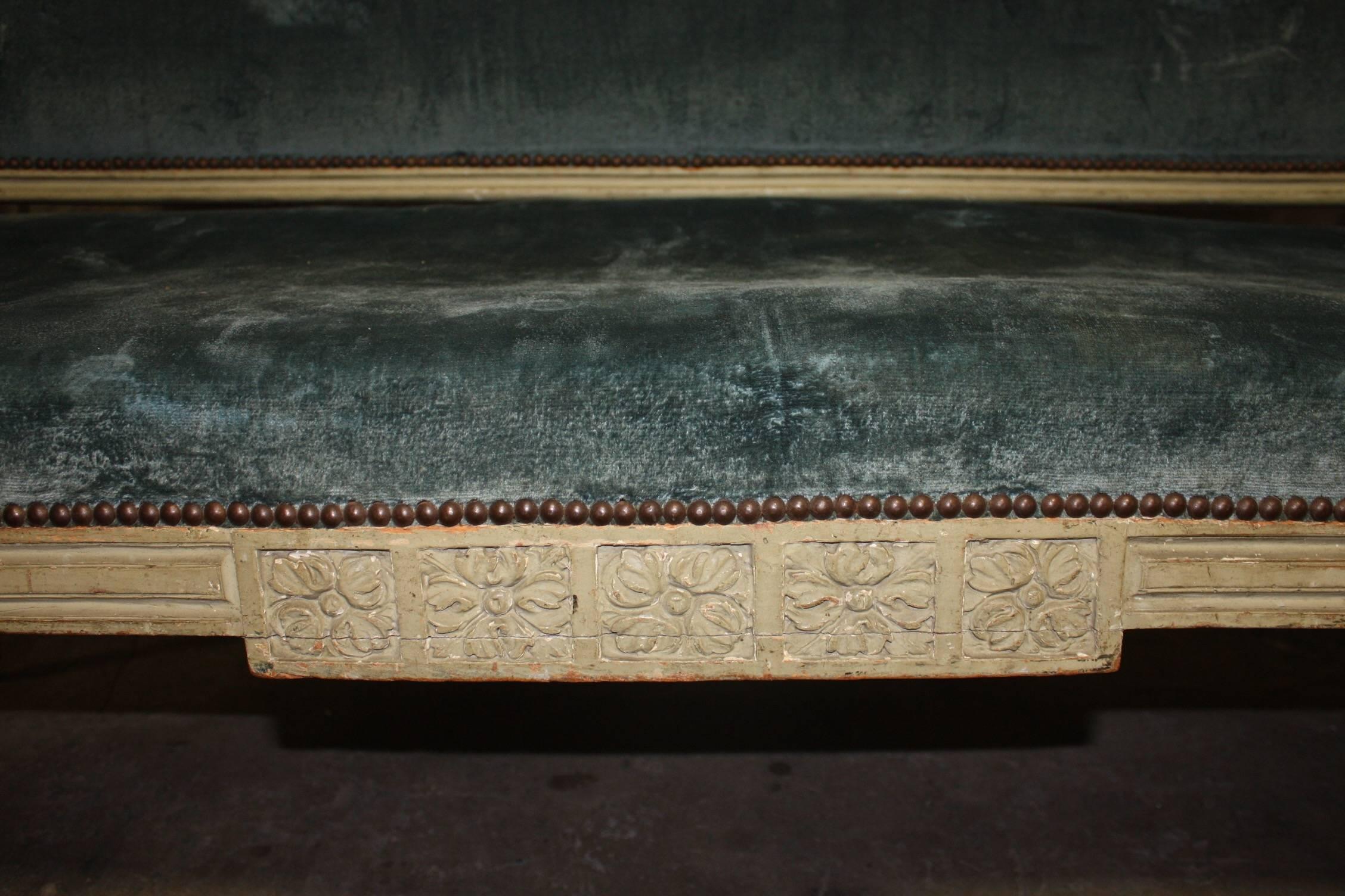 Hand-Carved Gorgeous 18th Century French Sofa 