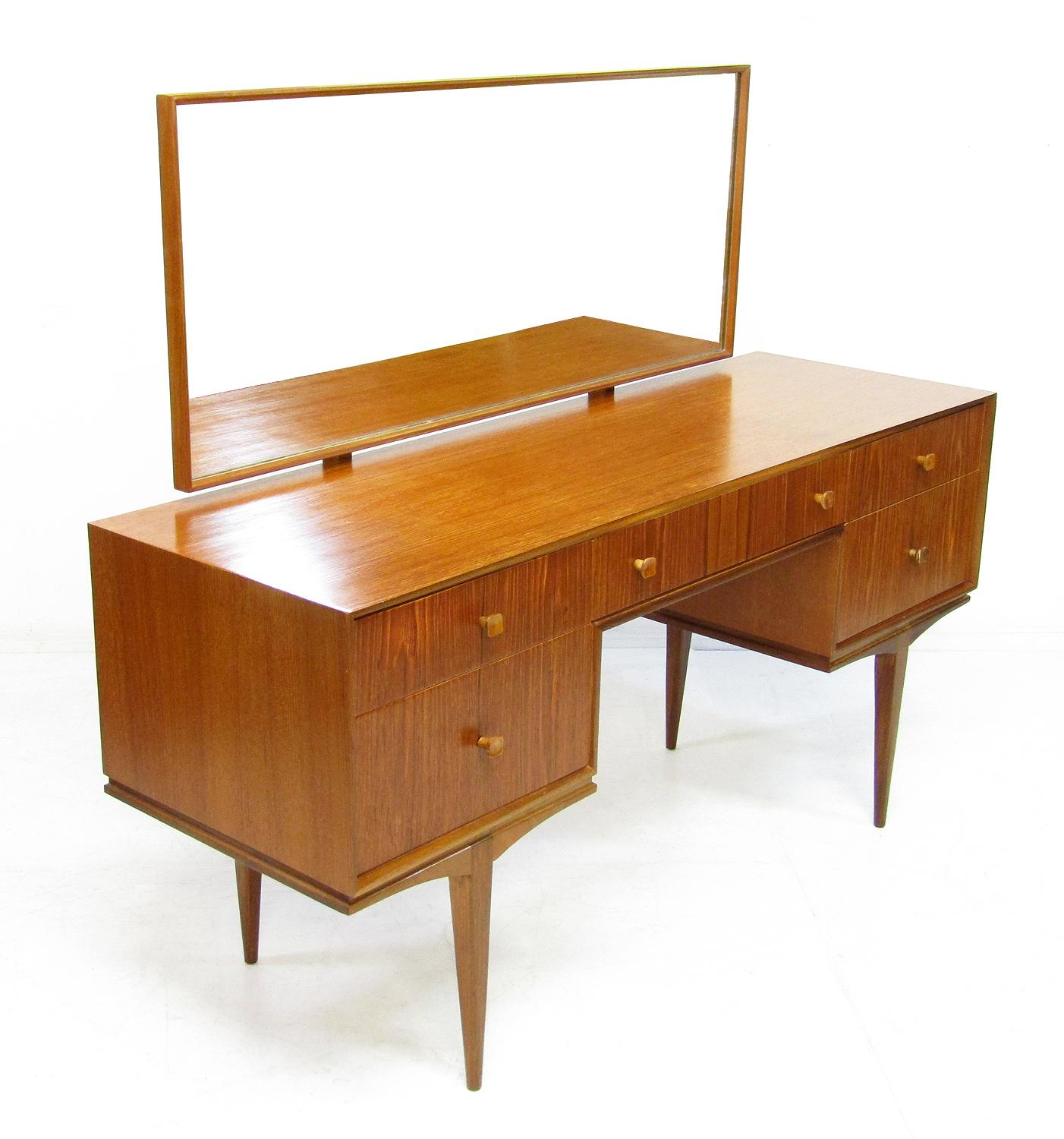 Gorgeous 1960s Mid-Century Modern Desk or Dressing Table in Teak by McIntosh 3