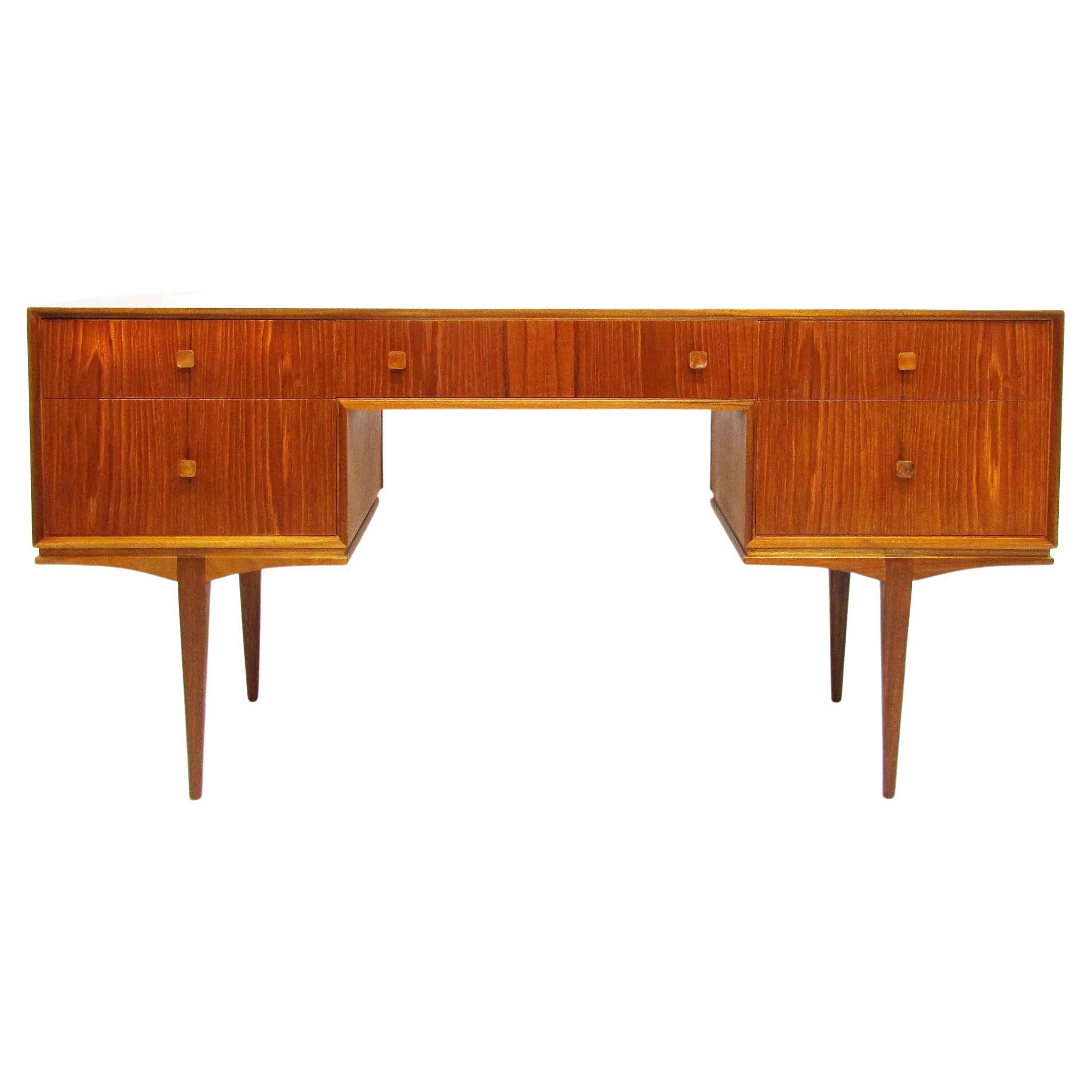 Gorgeous 1960s Mid-Century Modern Desk or Dressing Table in Teak by McIntosh