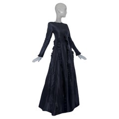 Gorgeous 1972 Bill Blass Silk Evening Gown Dress