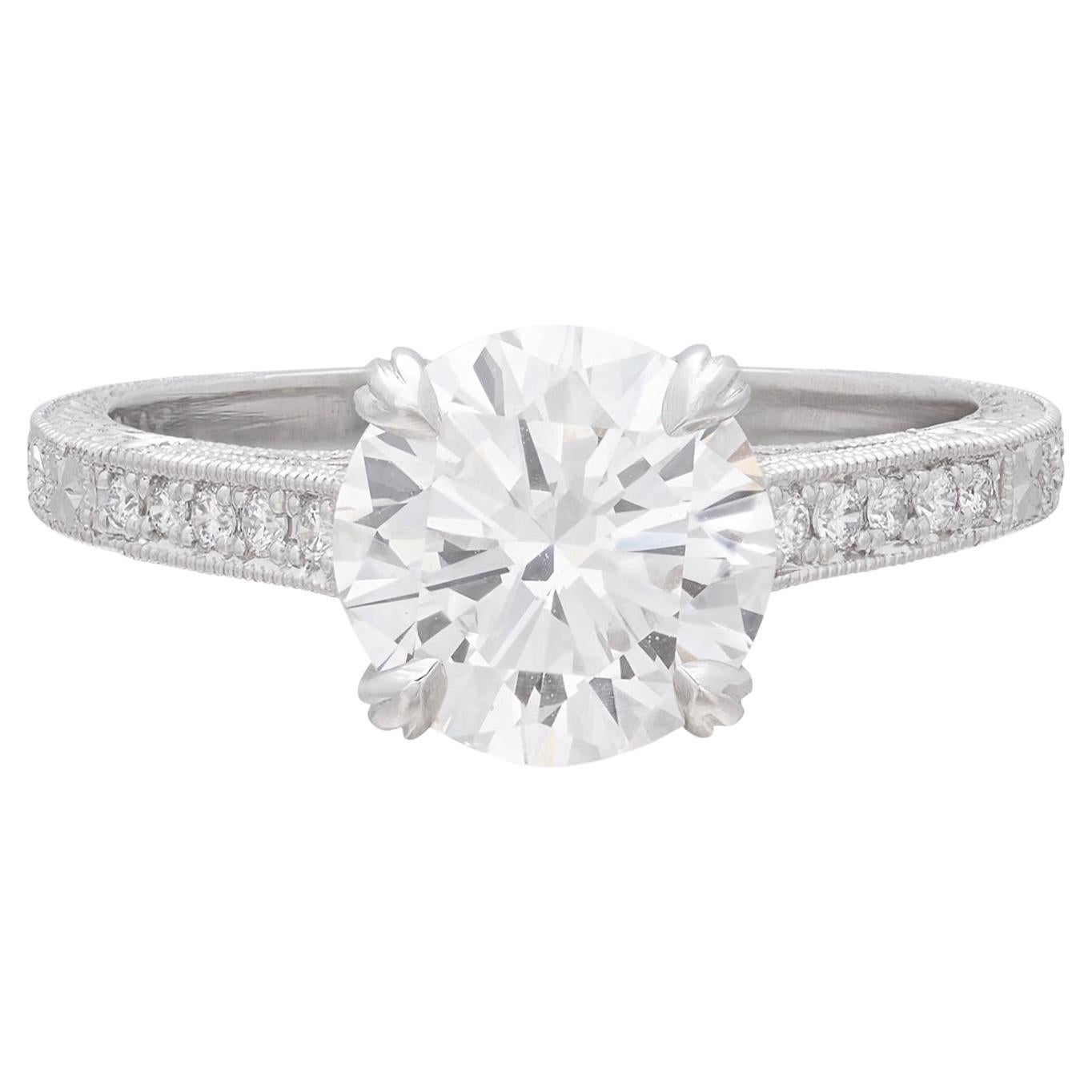 Gorgeous 2.00ct GIA Platinum Diamond Ring