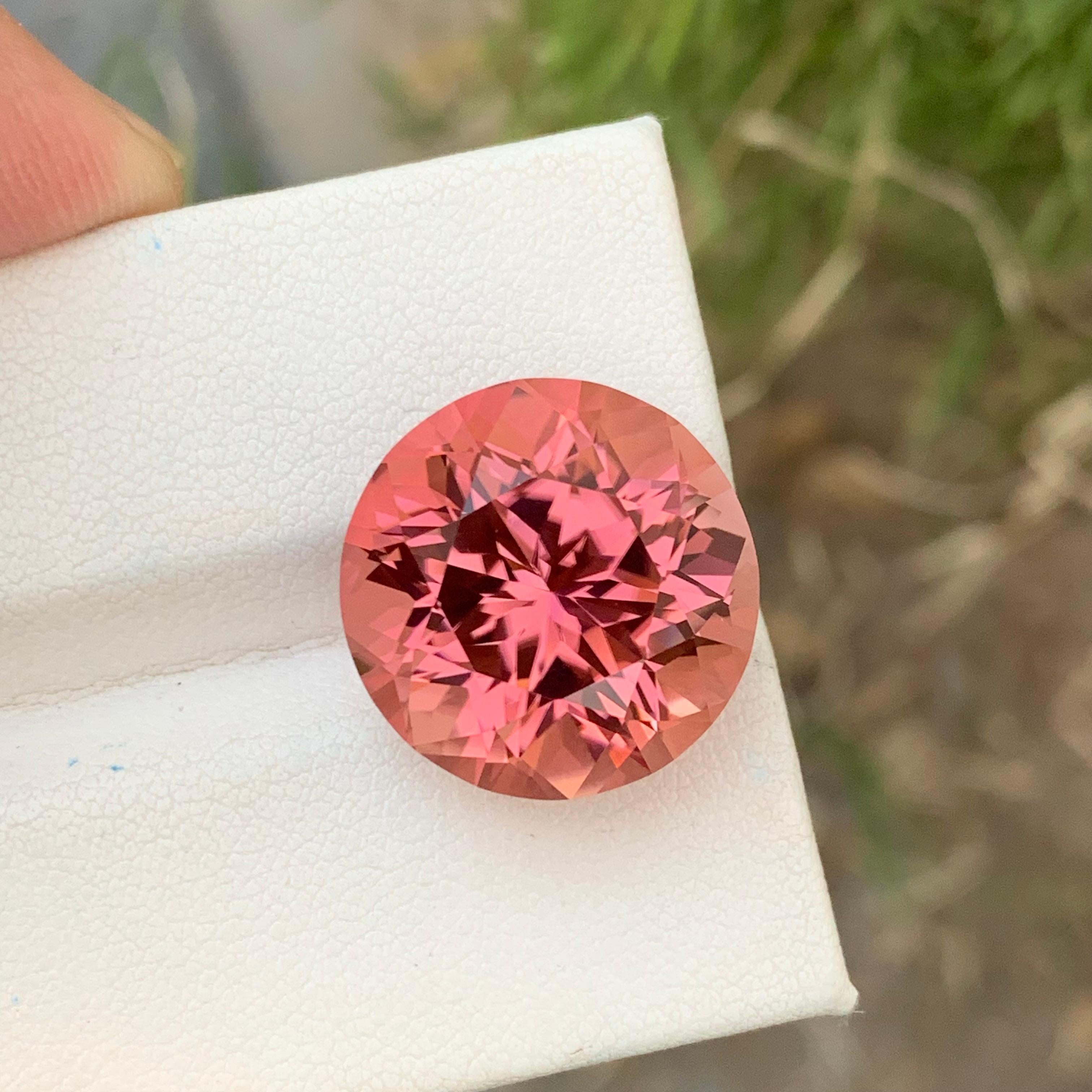 Gorgeous 23.15 Carats Natural Loose Pink Tourmaline Round Shape For Necklace J For Sale 6