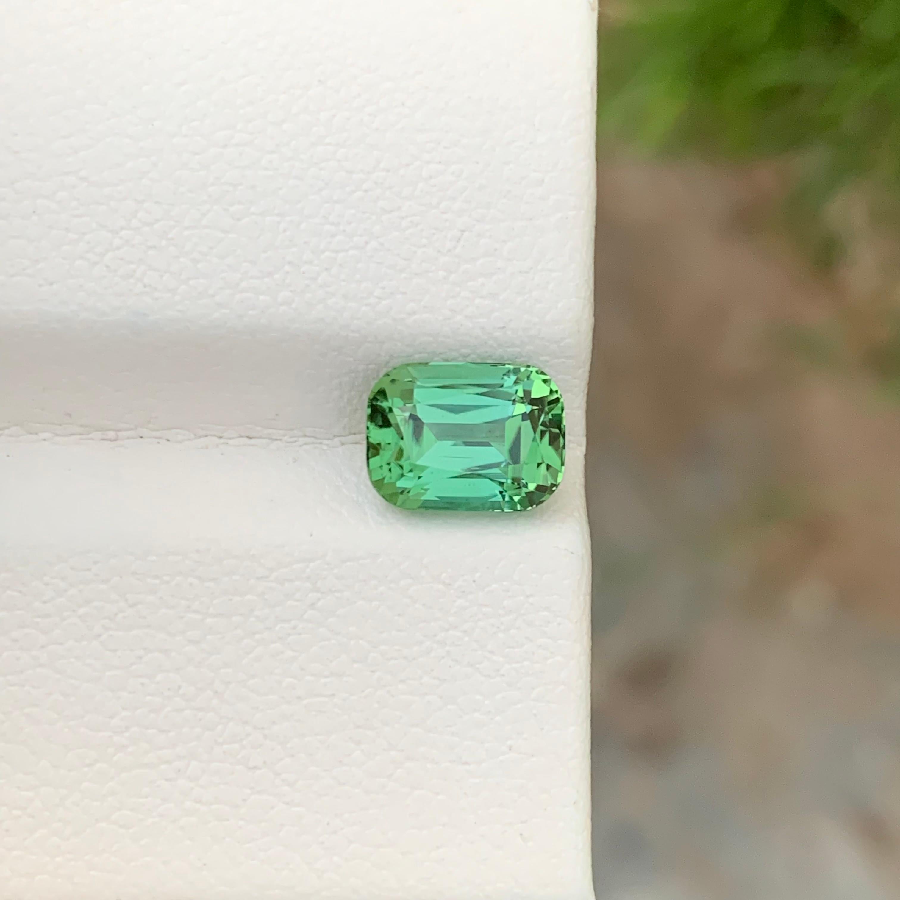 Gorgeous 2.50 Carats Natural Loose Mintgreen Tourmaline With Lagoon Shade  For Sale 2