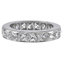 Bague d'éternité Sophia en platine avec diamants de 3,66 carats