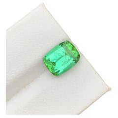 Magnifique tourmaline verte menthe naturelle non sertie de 3,80 carats 