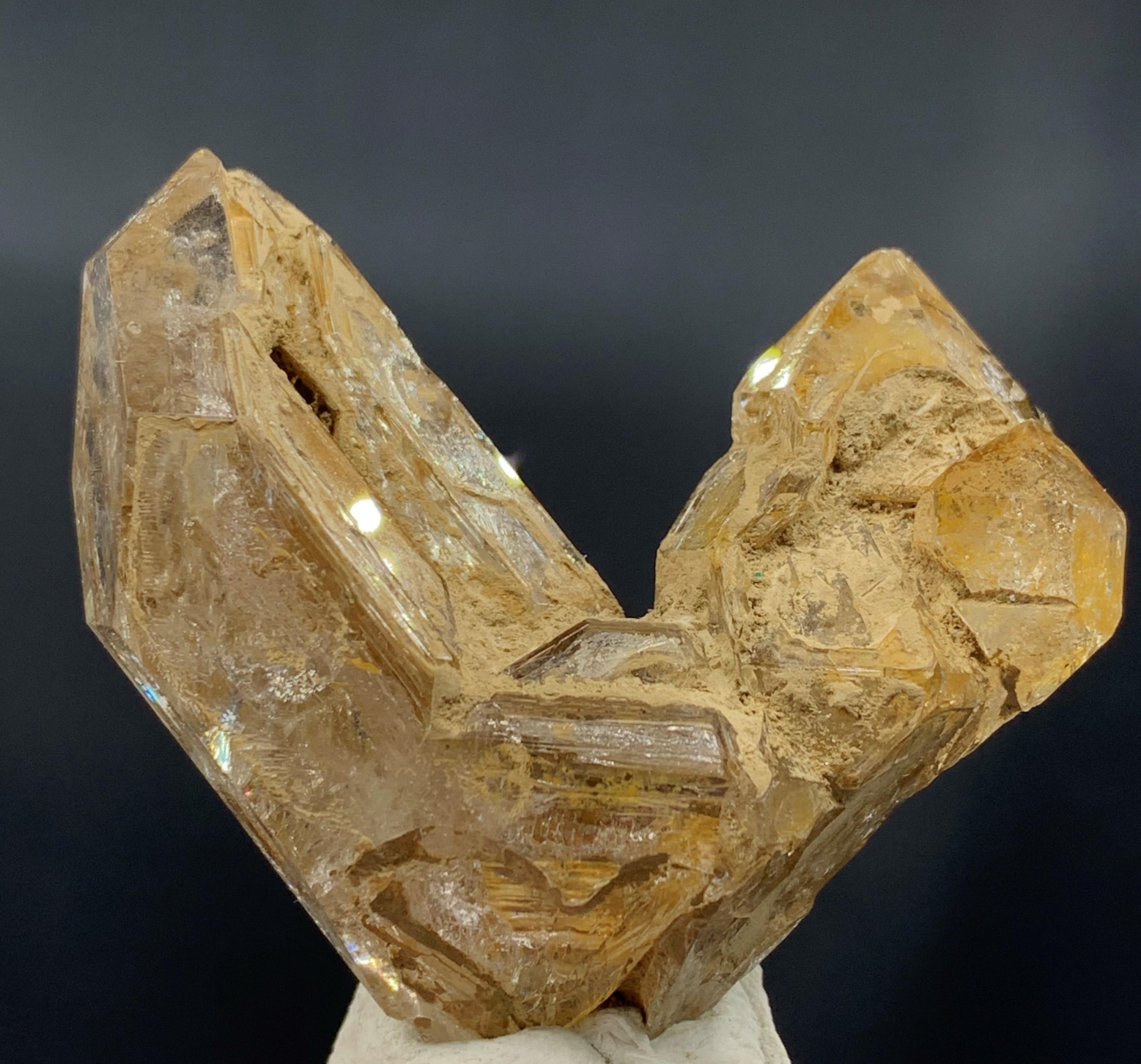 Adam Style Gorgeous 39 Gram Muddy Skeletal Scepter Quartz From Balochistan Pakistan For Sale