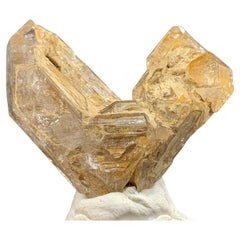 Antique Gorgeous 39 Gram Muddy Skeletal Scepter Quartz From Balochistan Pakistan