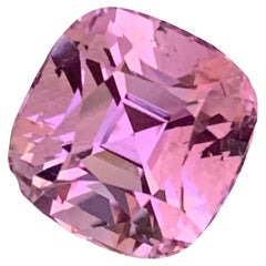 Gorgeous 5.85 Carat Natural Loose Baby Pink Tourmaline Cushion Shape Gemstone