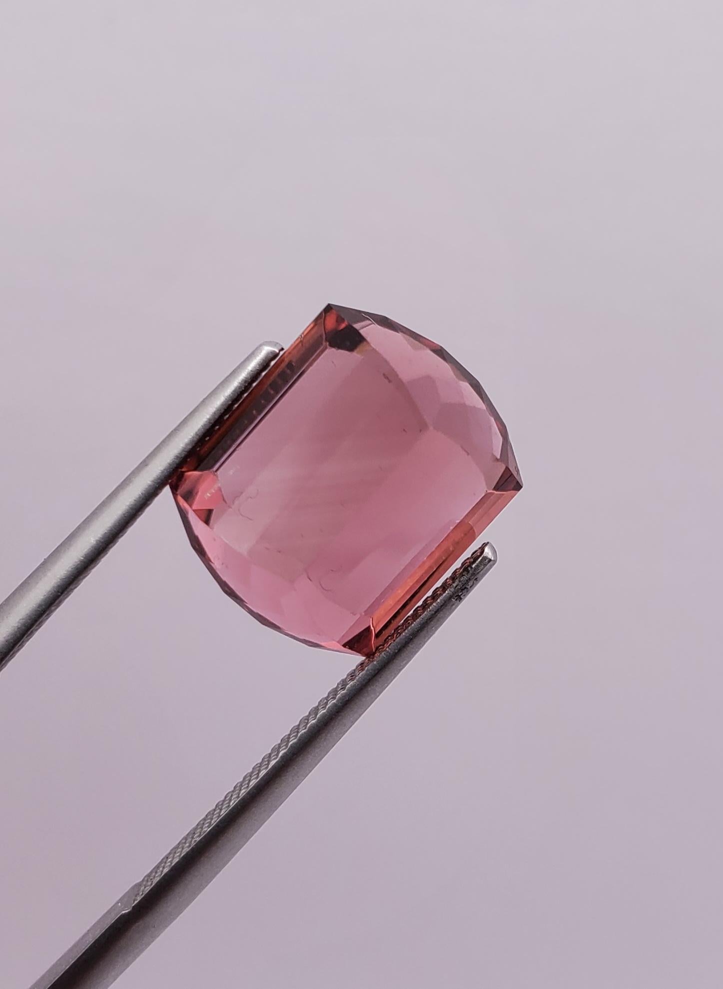 Gorgeous 6.45ct Pink Tourmaline For Sale 1
