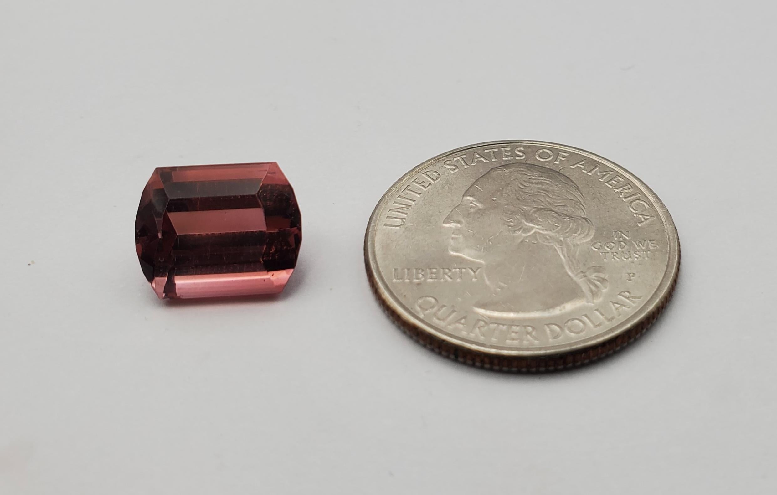 Gorgeous 6.45ct Pink Tourmaline For Sale 4