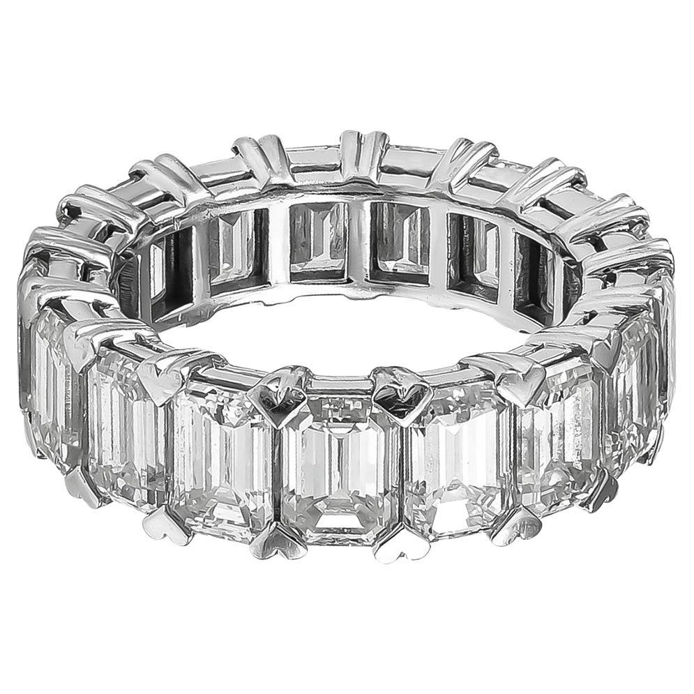 Sophia D, Eternity-Ring aus Platin mit 9,47 Karat Diamanten im Angebot