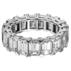 Sophia D, 9.47 Carat Diamonds Eternity Band set in Platinum