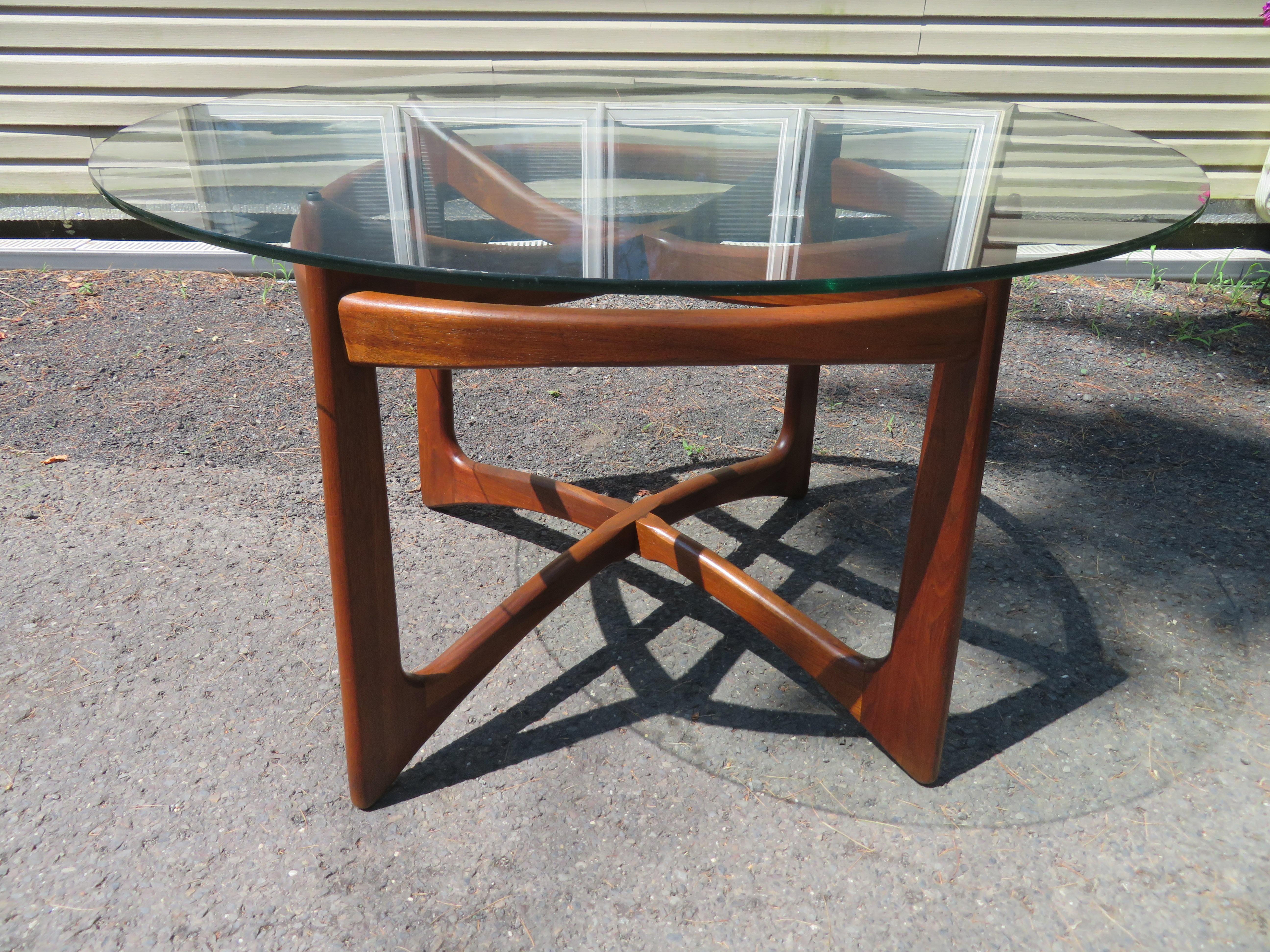 Gorgeous Adrian Pearsall Sculptural Walnut Dining Table Mid-Century Modern 4