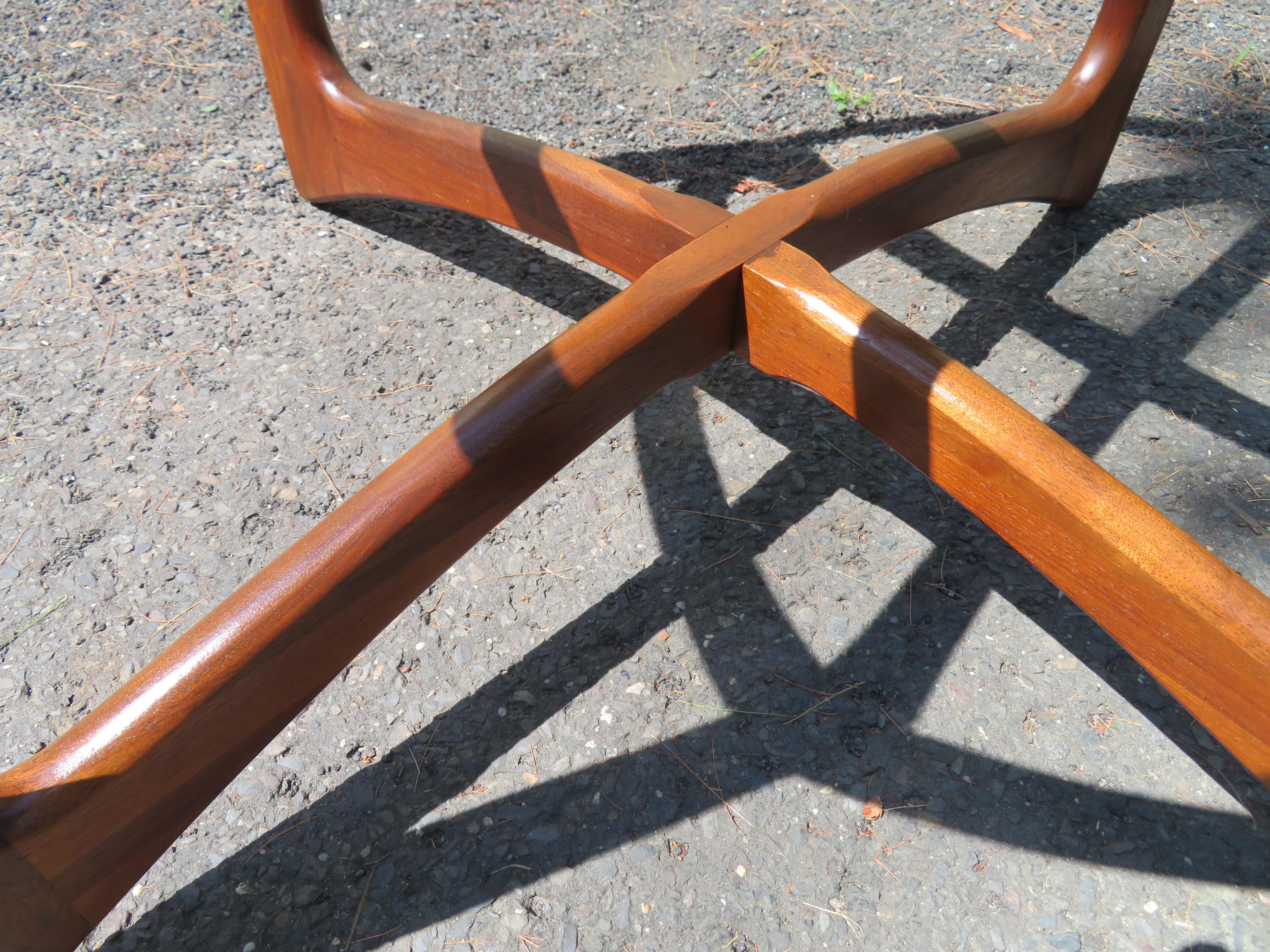 Mid-20th Century Gorgeous Adrian Pearsall Sculptural Walnut Dining Table Mid-Century Modern