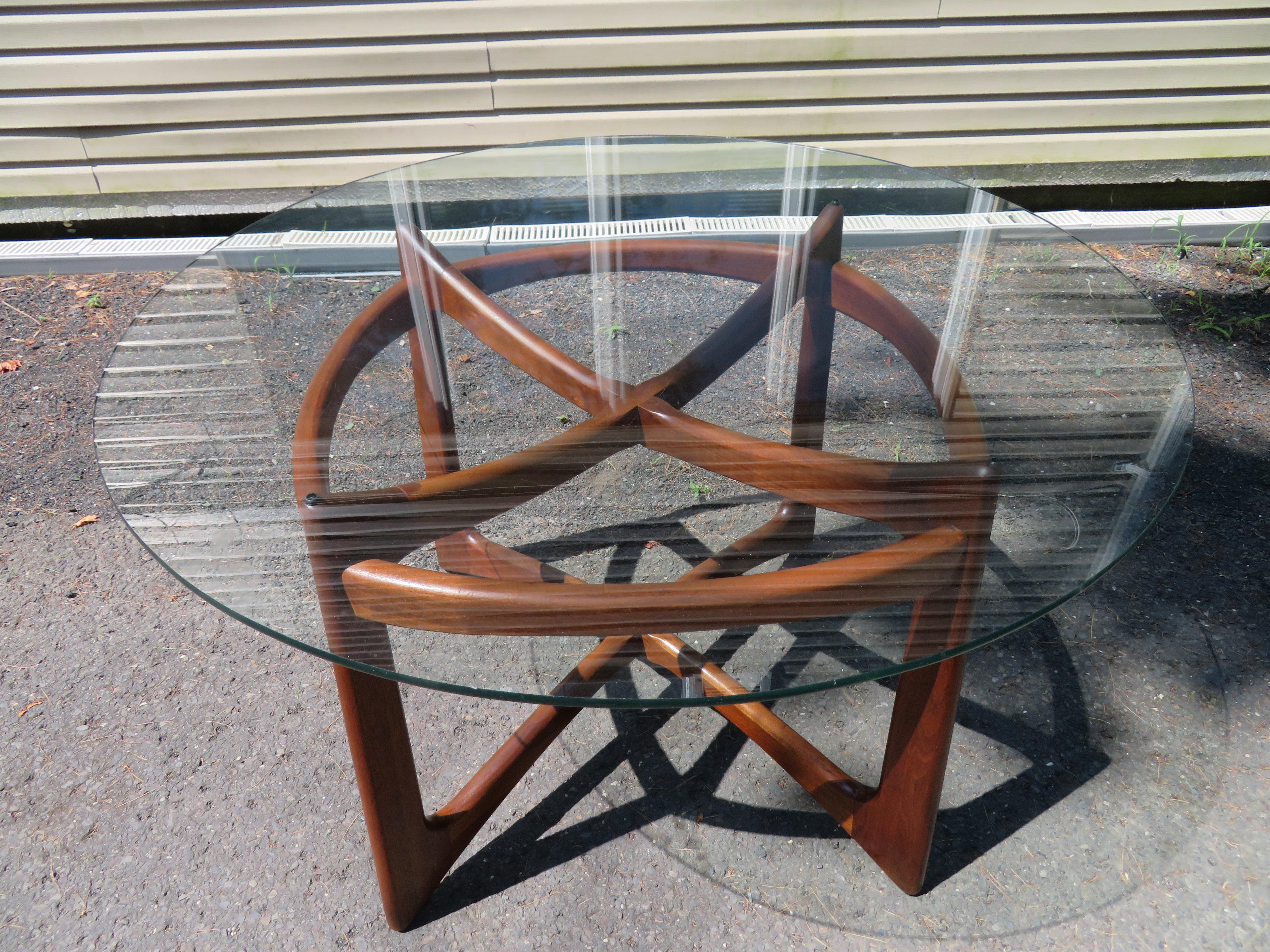 Gorgeous Adrian Pearsall Sculptural Walnut Dining Table Mid-Century Modern 3