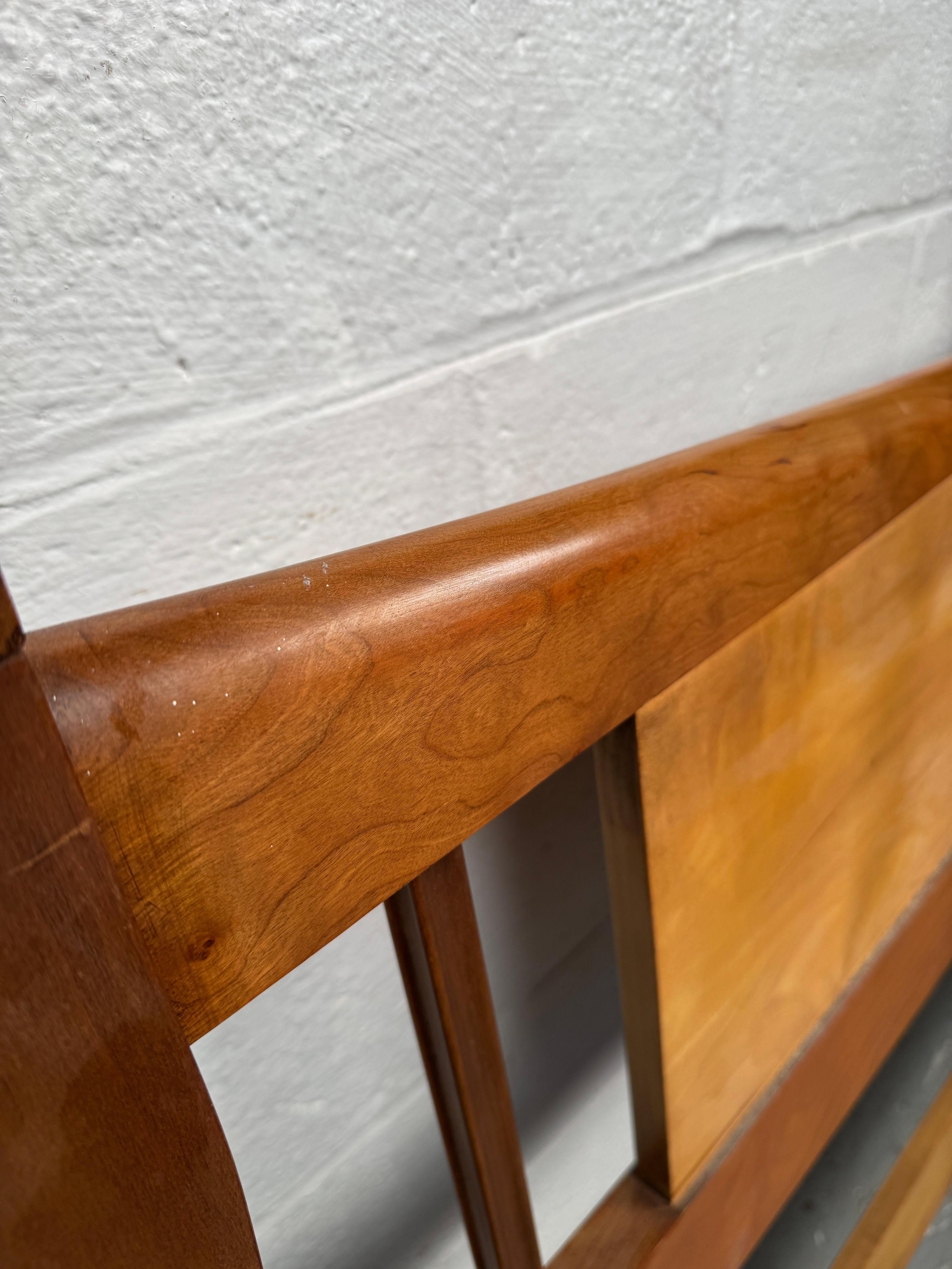 Gorgeous American Mid-Century Headboard by John Widdicomb For Sale 6