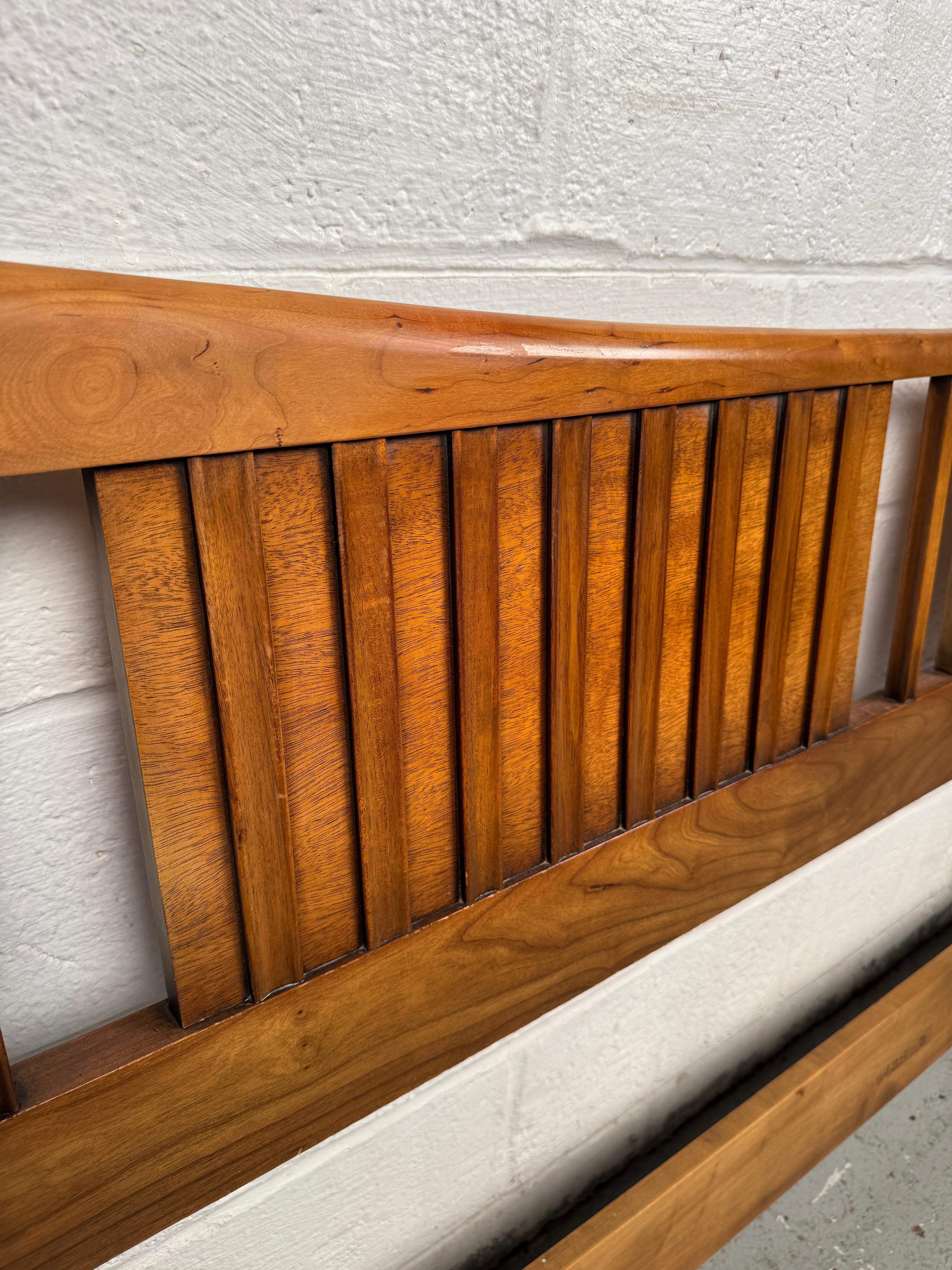 Gorgeous American Mid-Century Headboard by John Widdicomb For Sale 3