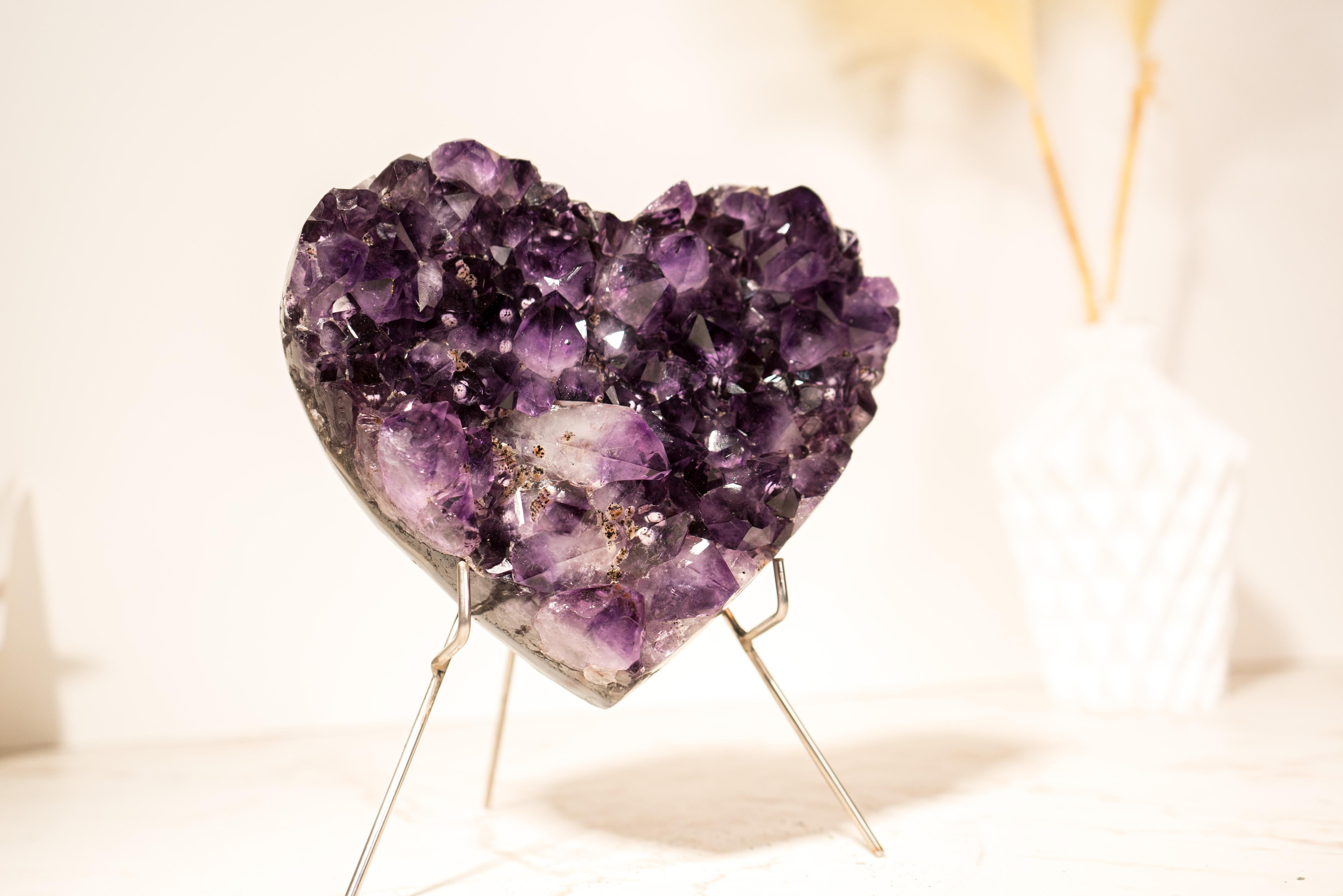 Wunderschönes Amethyst-Herz mit AAA-Grade im Angebot 5