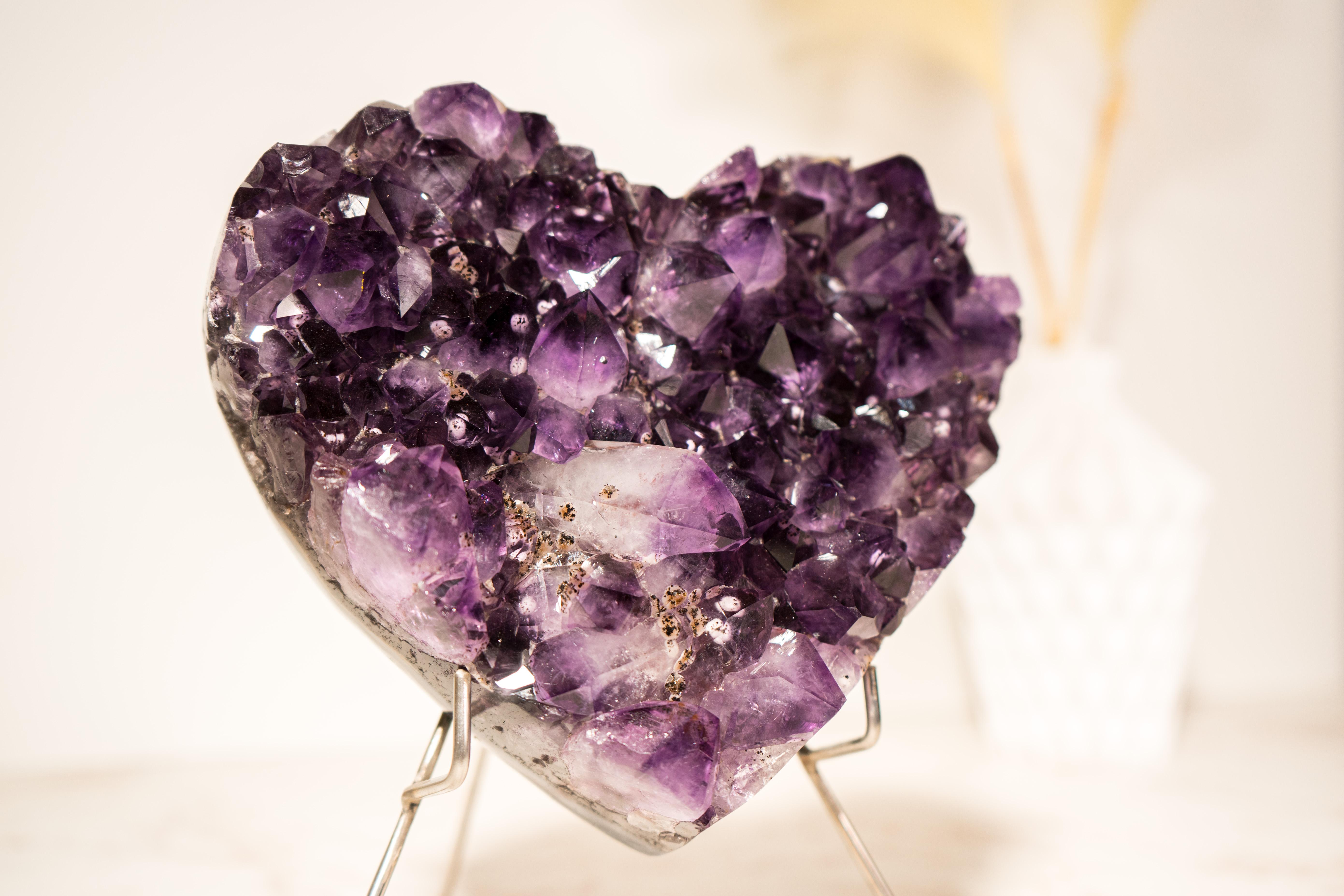 Wunderschönes Amethyst-Herz mit AAA-Grade im Angebot 2