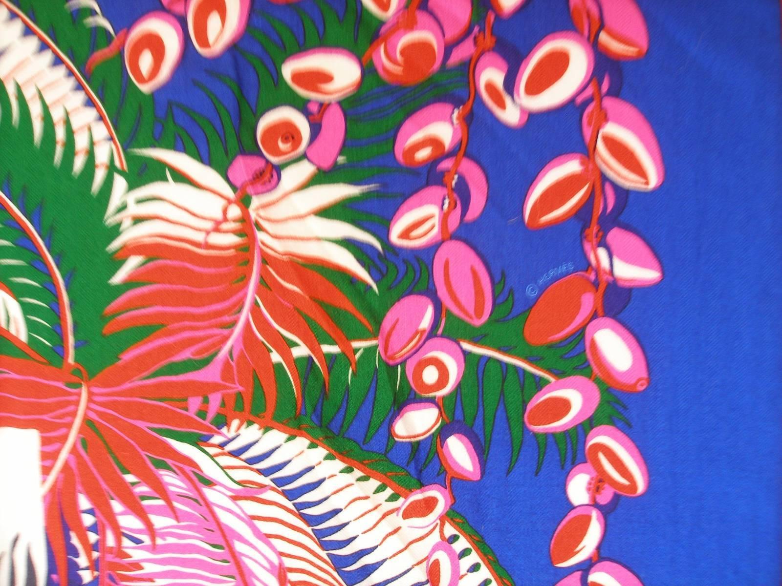 Hermes Mythiques Phoenix Cashmere and Silk Shawl 5