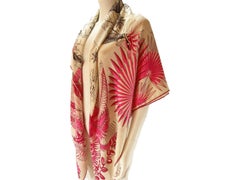 Gorgeous and Rare New Hermes Mythiques Phoenix Cashmere and Silk Shawl 140 cm