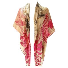 Gorgeous and Rare New Hermes Mythiques Phoenix Cashmere and Silk Shawl 140 cm