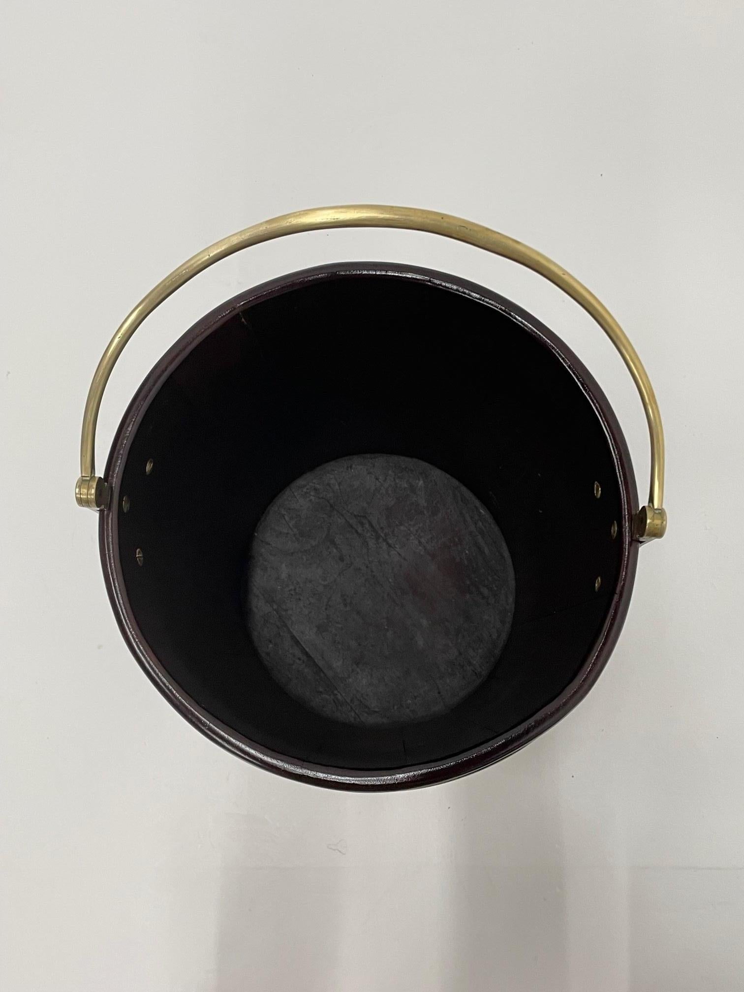 Gorgeous Antique Georgian Mahogany & Brass Peat Bucket with Liner 5