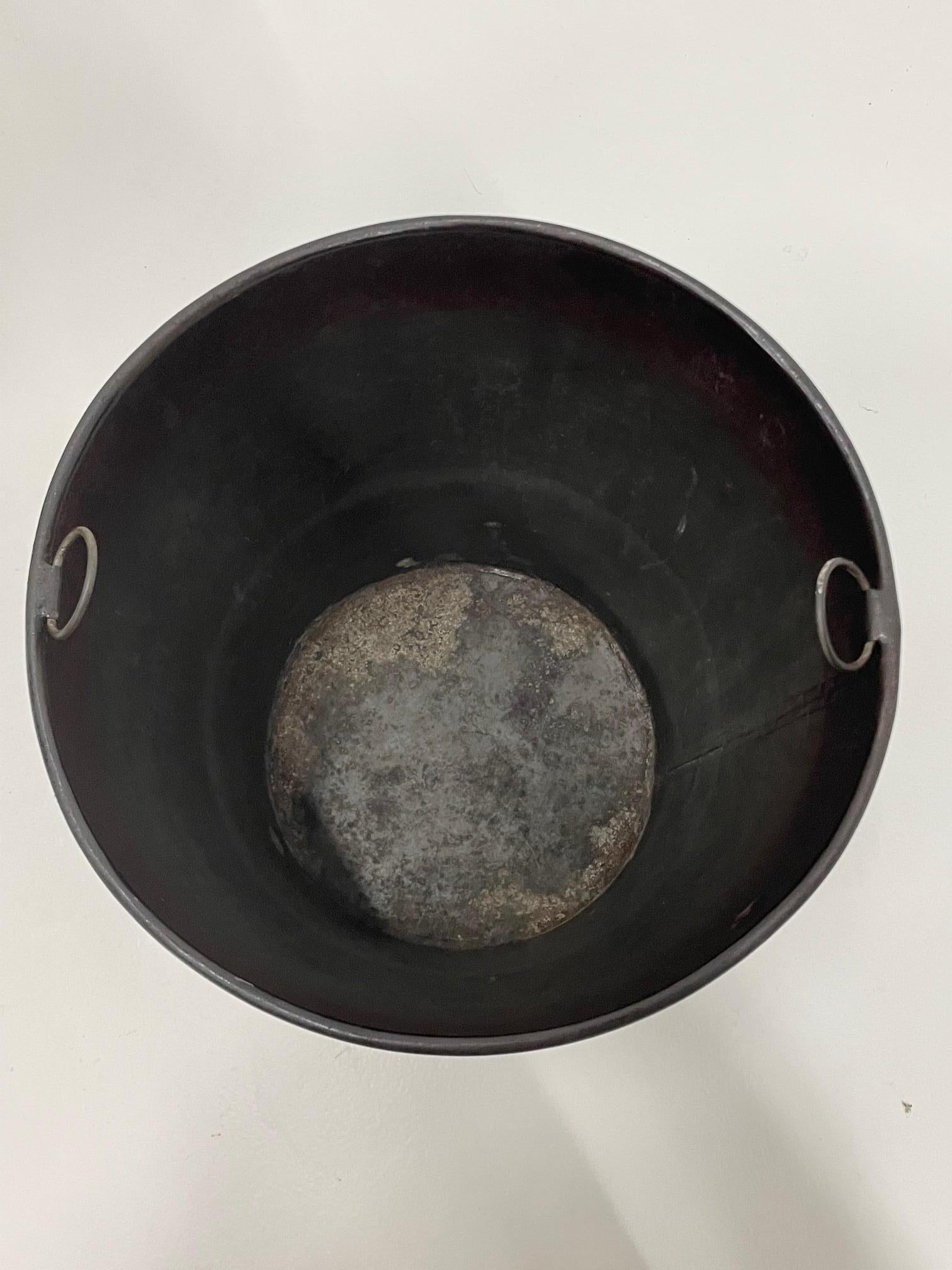 Gorgeous Antique Georgian Mahogany & Brass Peat Bucket with Liner 6