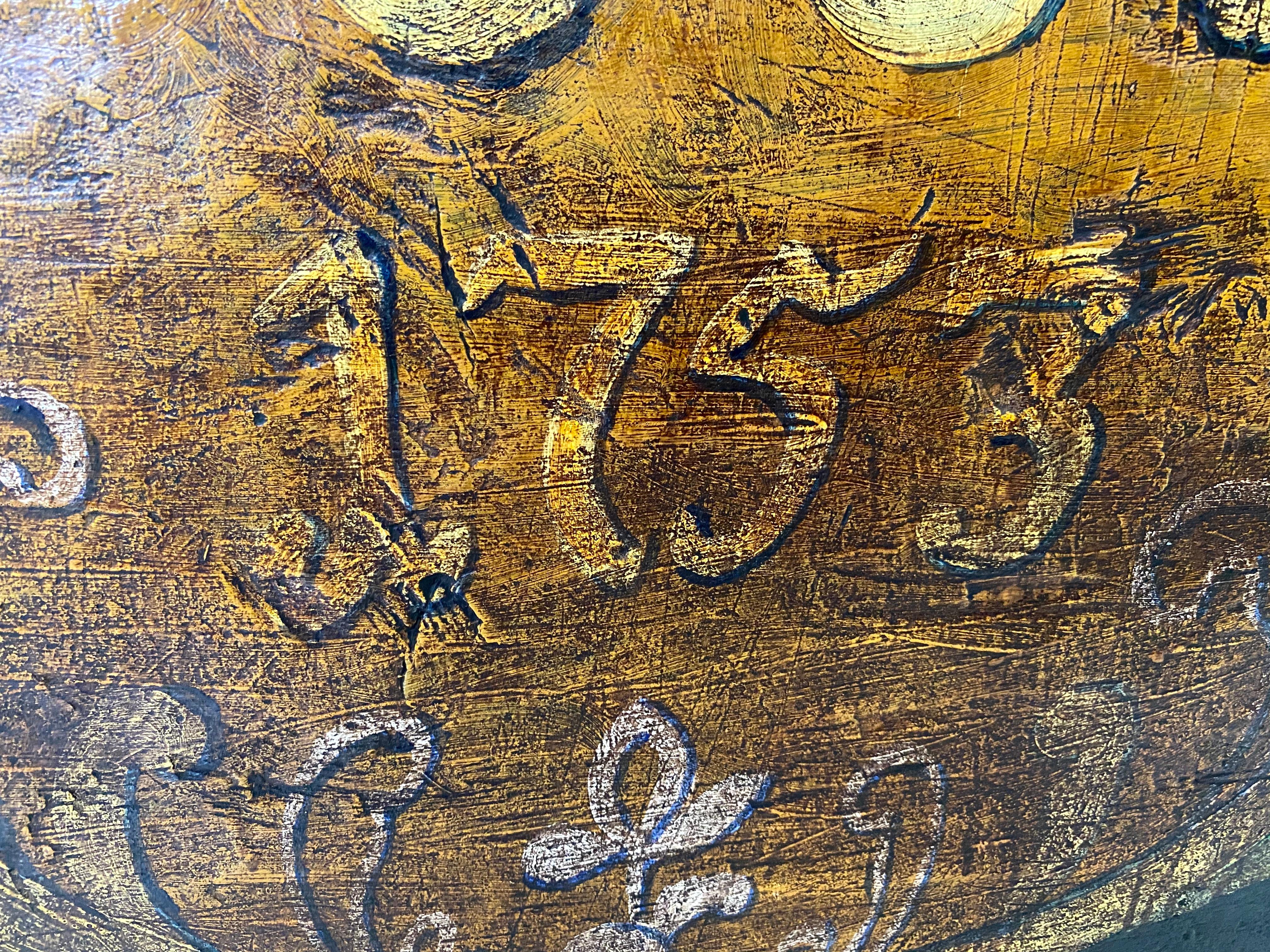 Wunderschönes antikes italienisches Holzgehäuse aus dem 18. Jahrhundert, Jahr 1753 im Angebot 3