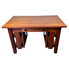 Gorgeous Antique Mission Oak Arts & Crafts Desk