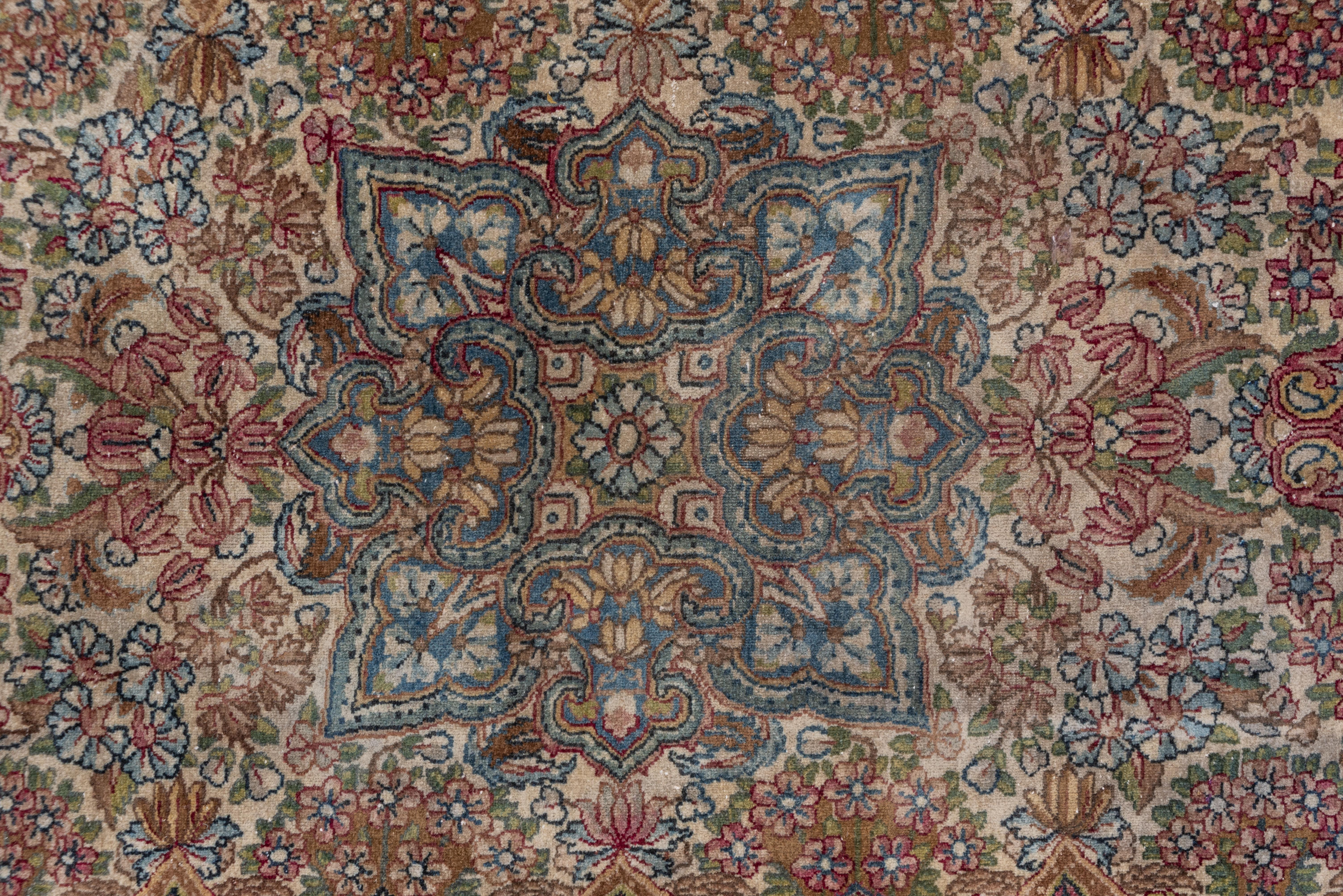 Early 20th Century Gorgeous Antique Persian Kerman Runner with Jewel Tones, circa 1920s