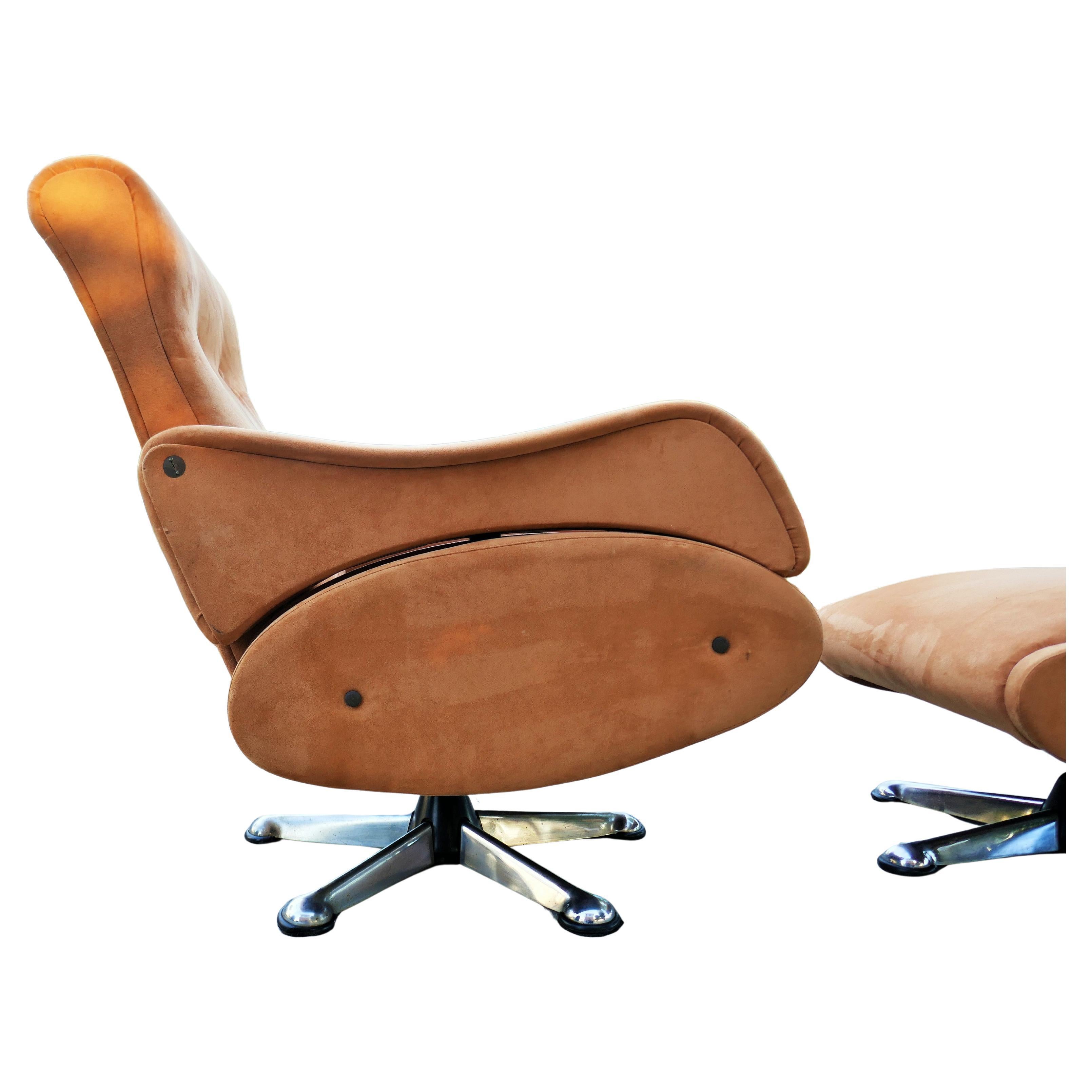 Gorgeous Reclining Chair with Ottoman in vendita 5