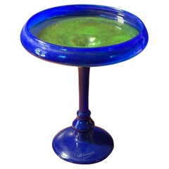 Gorgeous Art Deco Art Glass Tazza from "Coupe Bijou" Series by Charles Schneider