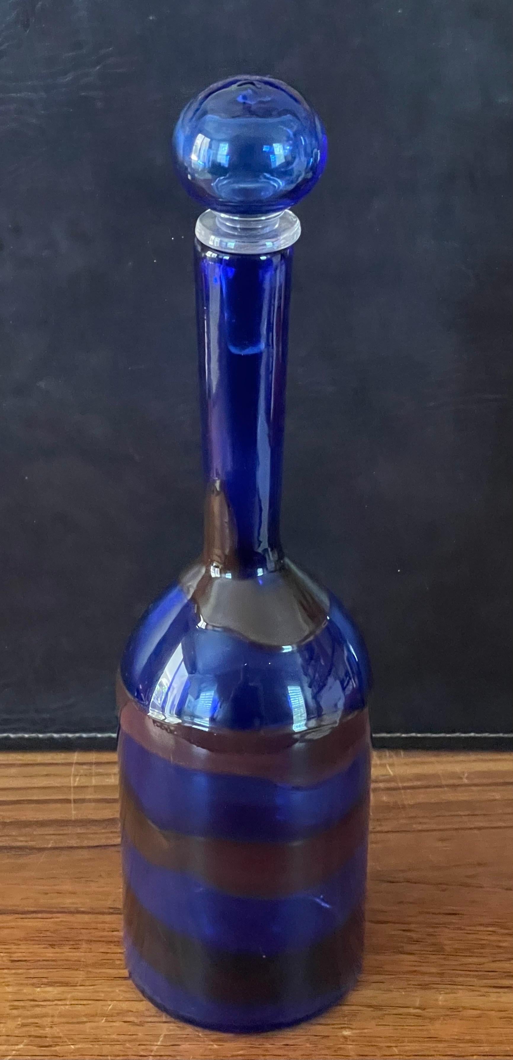 Mid-Century Modern Gorgeous Art Glass Decanter by Murano Glass For Sale