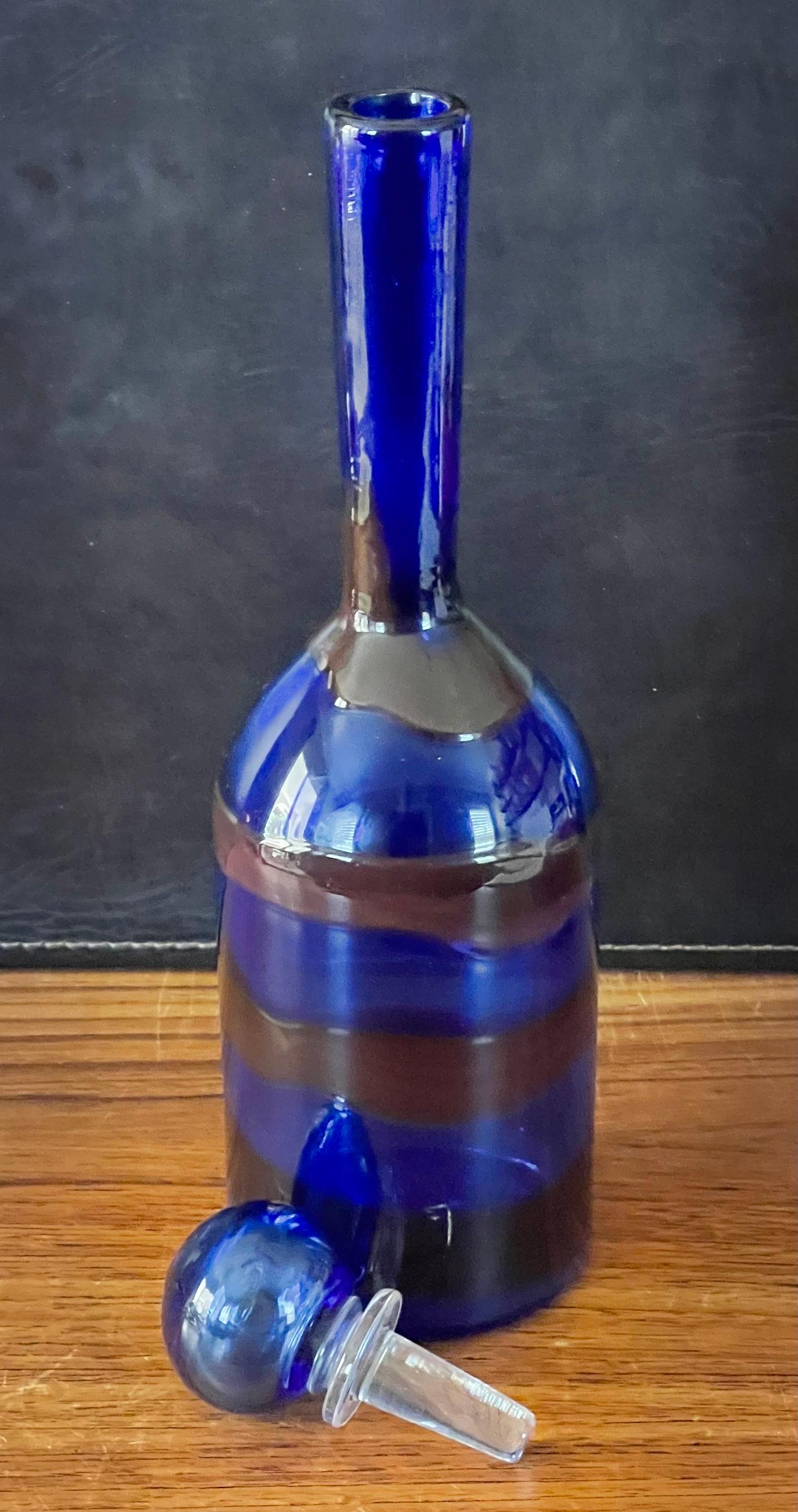 20th Century Gorgeous Art Glass Decanter by Murano Glass For Sale