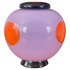 Preciosa jarra de jengibre de cristal de Murano