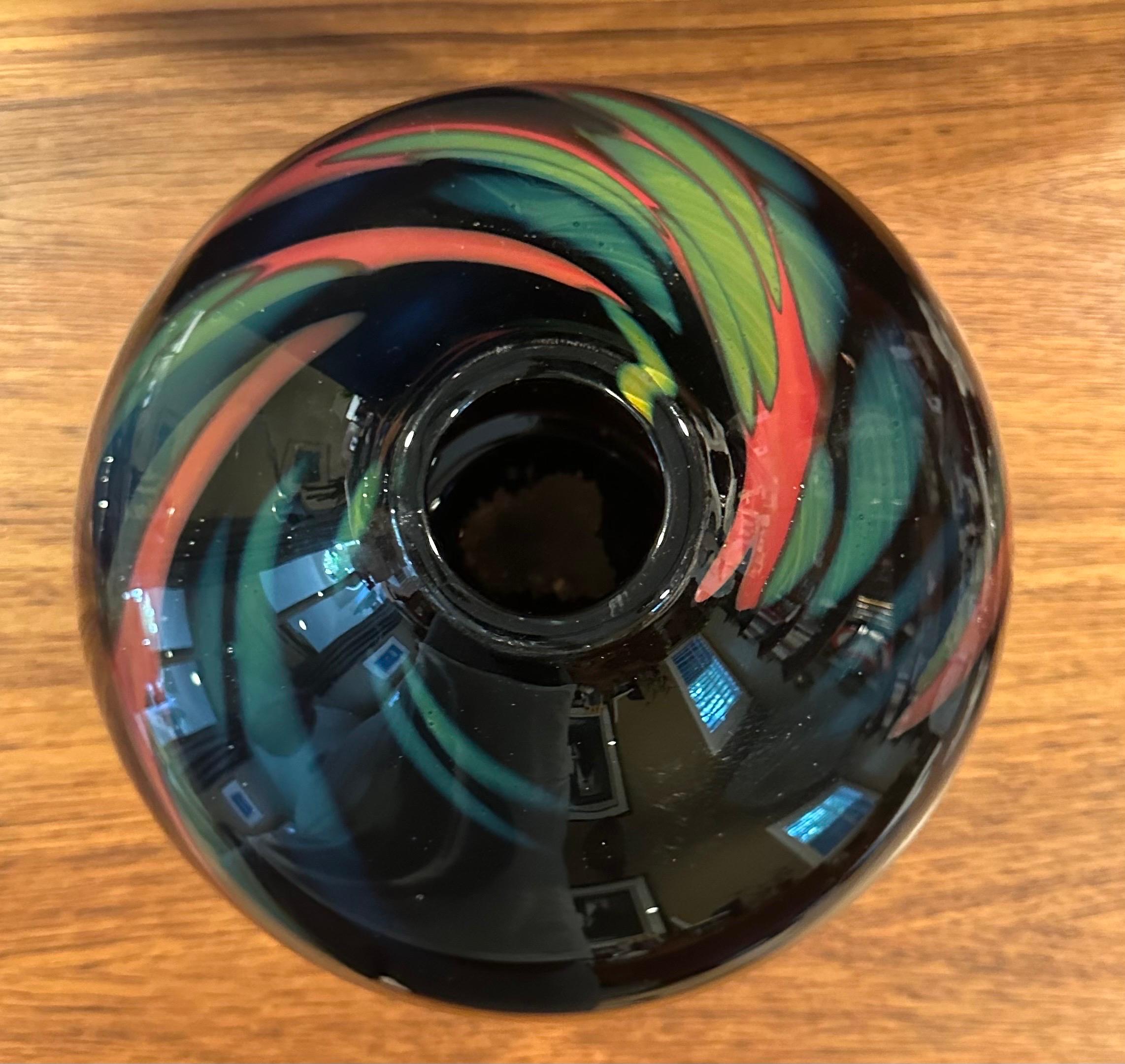 Splendido barattolo con coperchio in vetro artistico in vendita 7