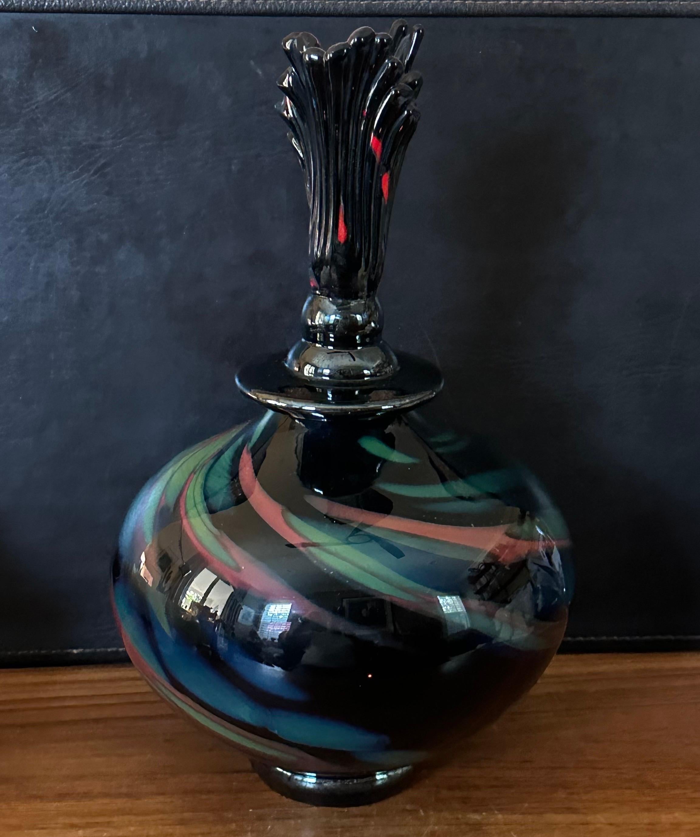 Splendido barattolo con coperchio in vetro artistico in vendita 11