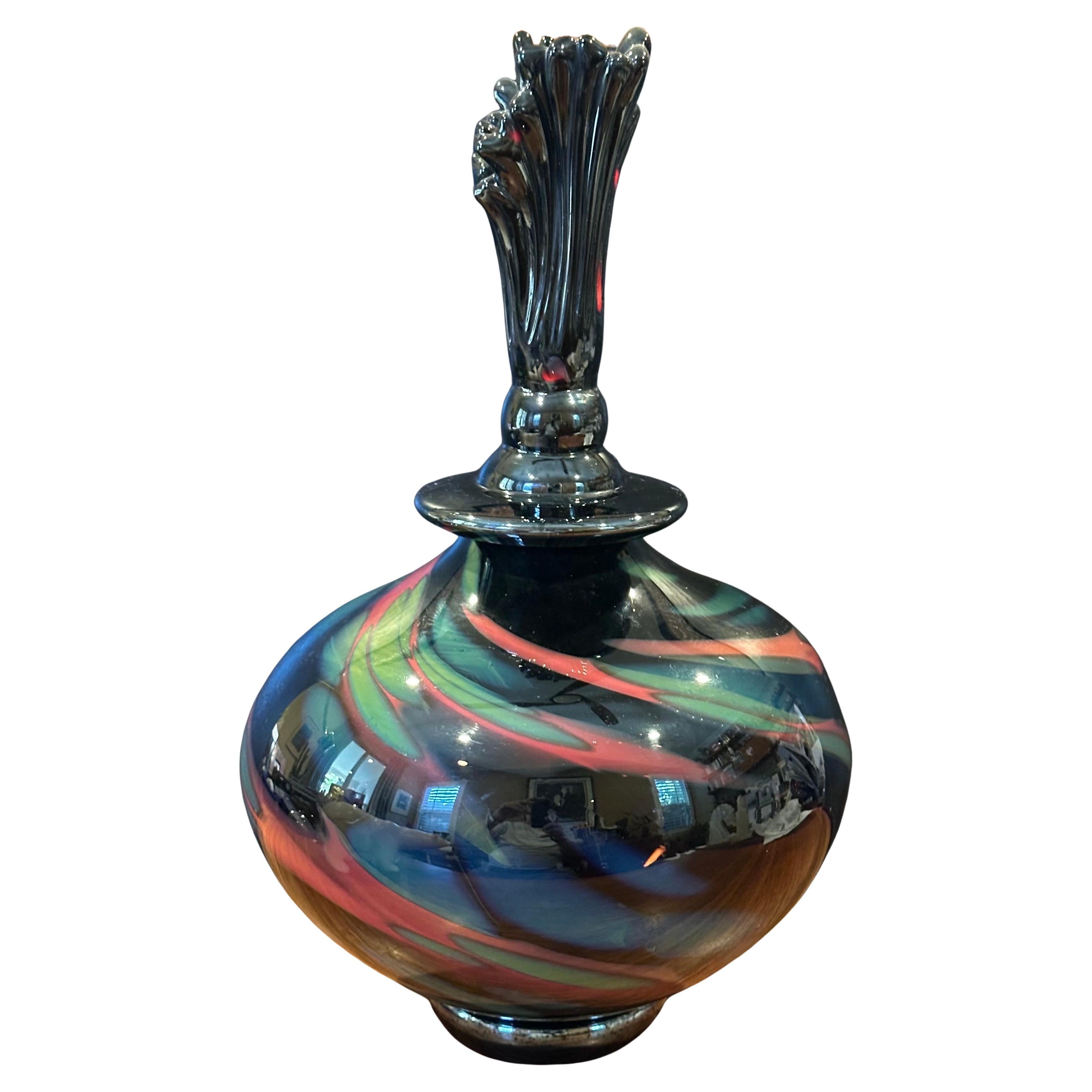 Splendido barattolo con coperchio in vetro artistico in vendita 12