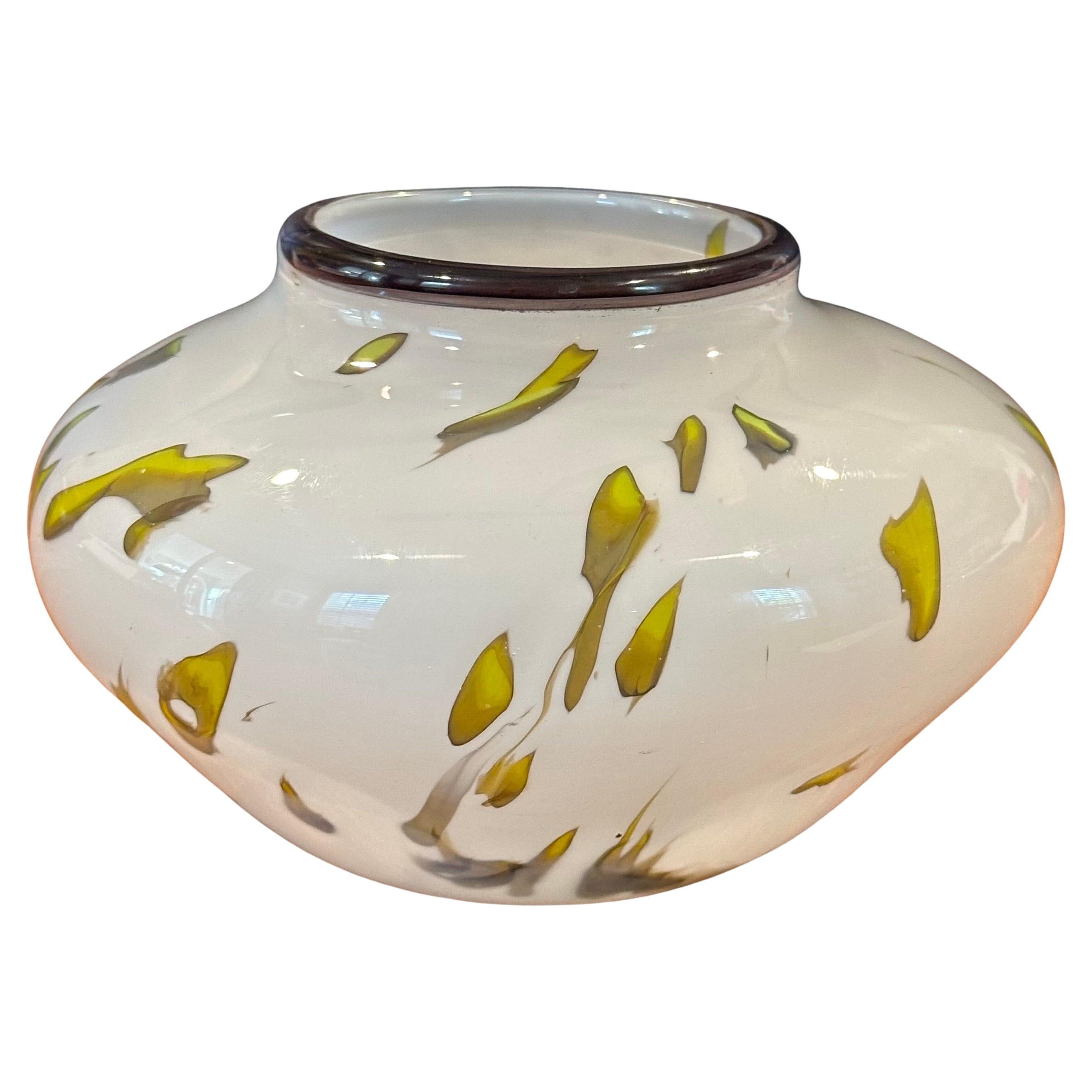 Wunderschöne Vase aus Kunstglas von Adam Kaser im Angebot 7