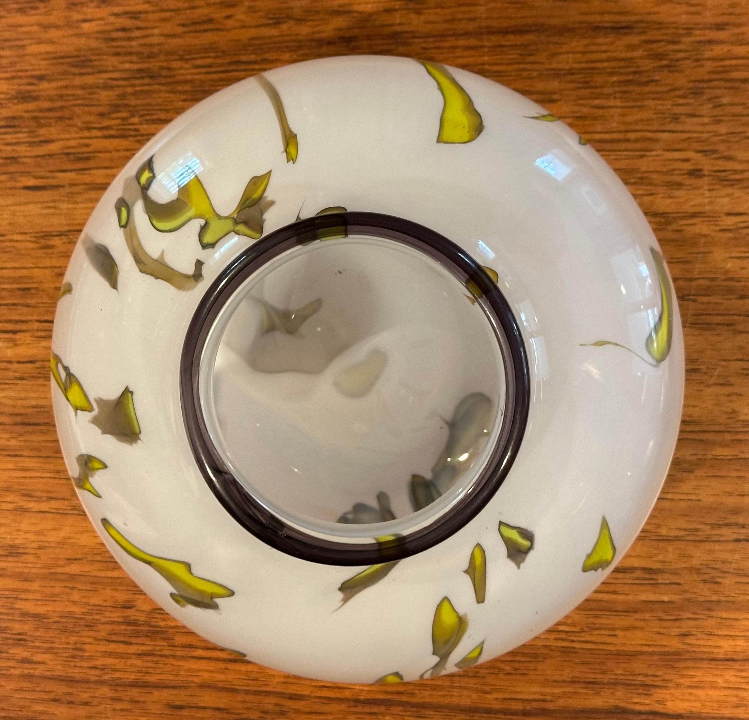 Wunderschöne Vase aus Kunstglas von Adam Kaser im Angebot 3