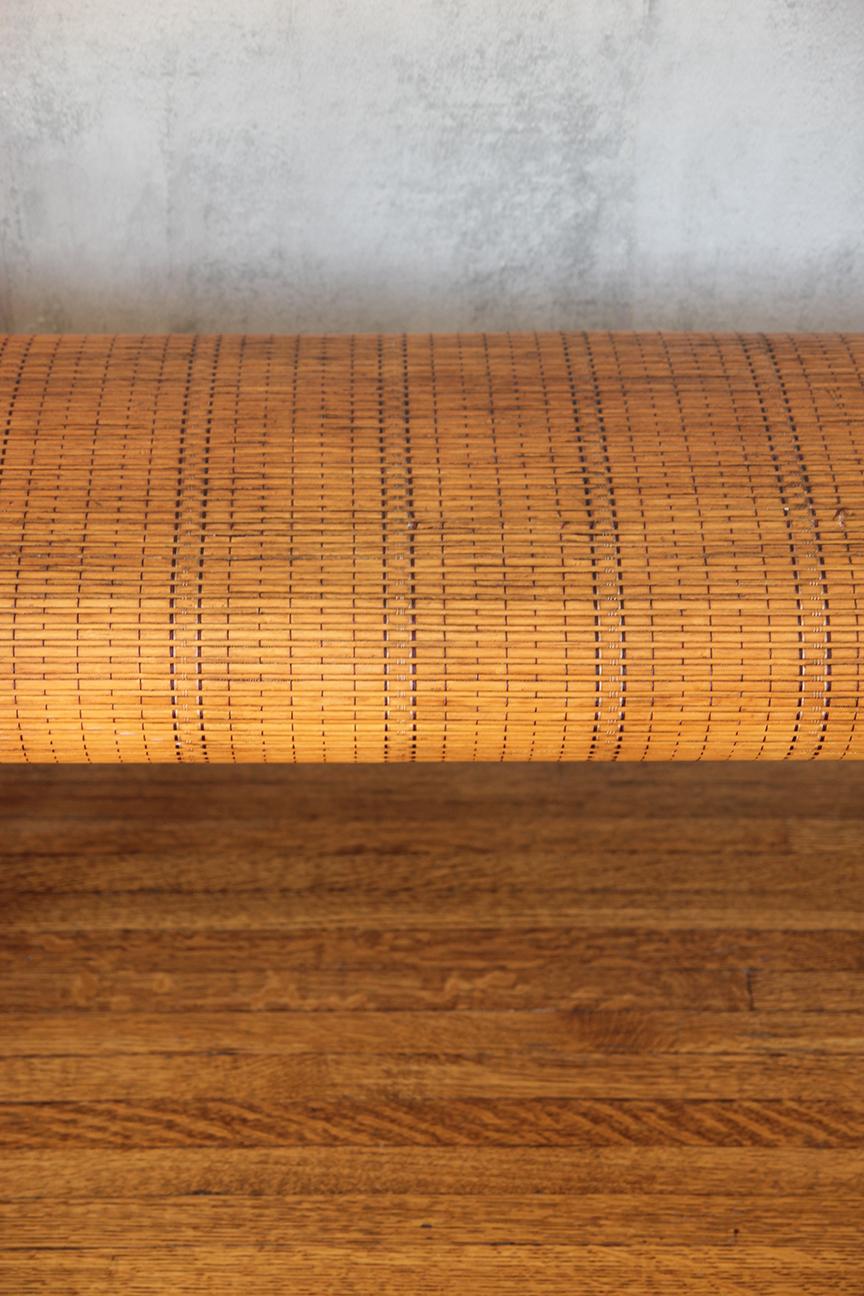 Gorgeous Bamboo Bohemian French Bench 1960 6