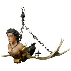 Gorgeous Baroque Mermaid Lusterweibchen Germany, 18th Century