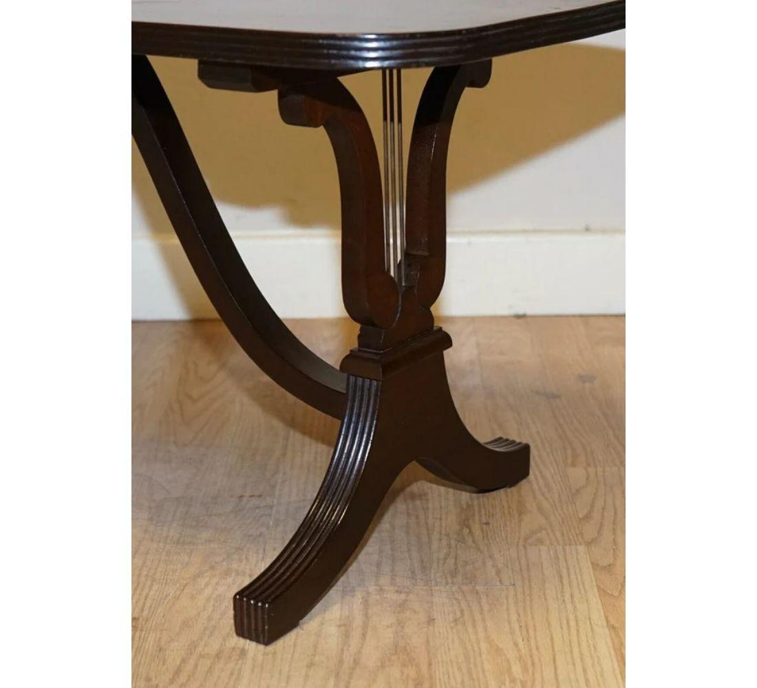 Hand-Crafted Gorgeous Bevan Funnell Regency Style Sheraton Revival Hardwood Coffee Table